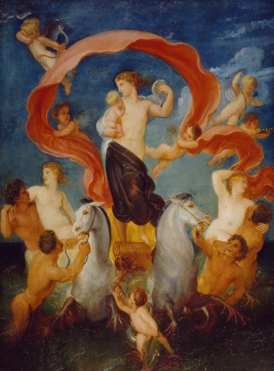 Amfitritt, 1775-1830. av Thomas Stothard