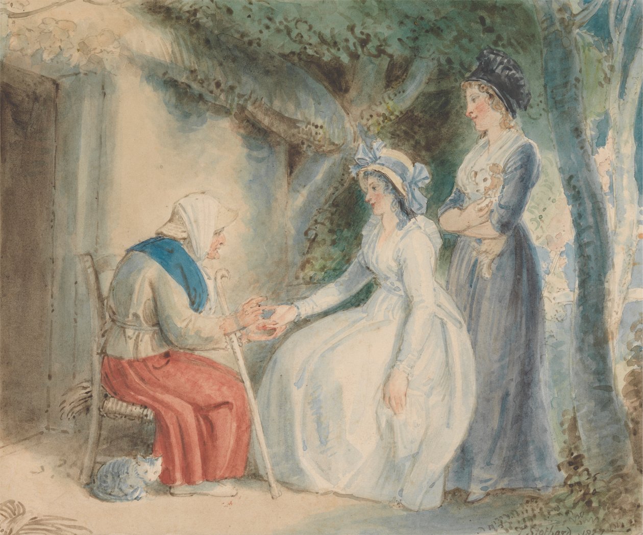 Spådame av Thomas Stothard