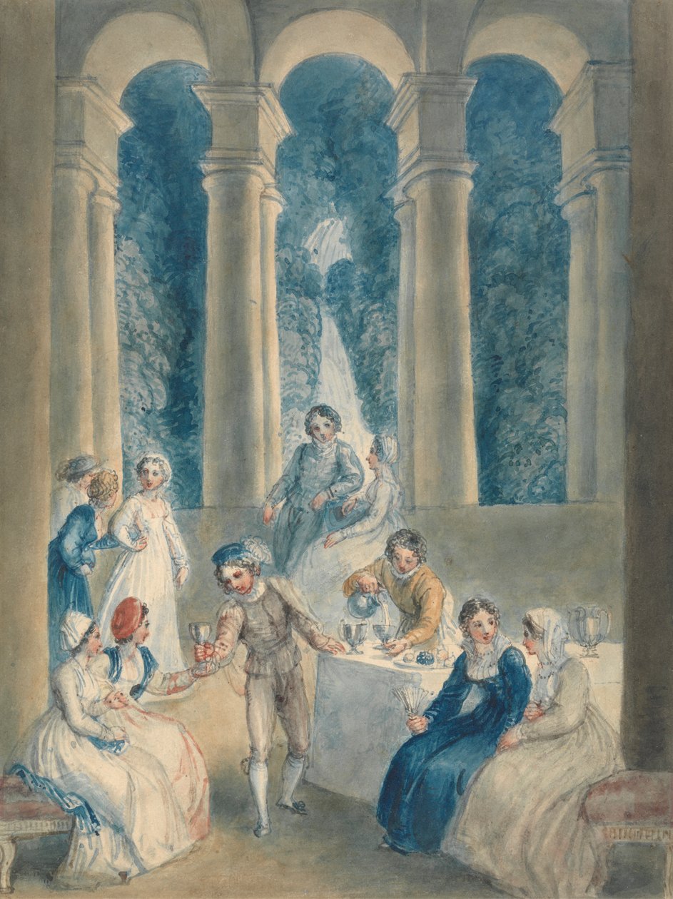 Den tiende dag av Decameron av Thomas Stothard