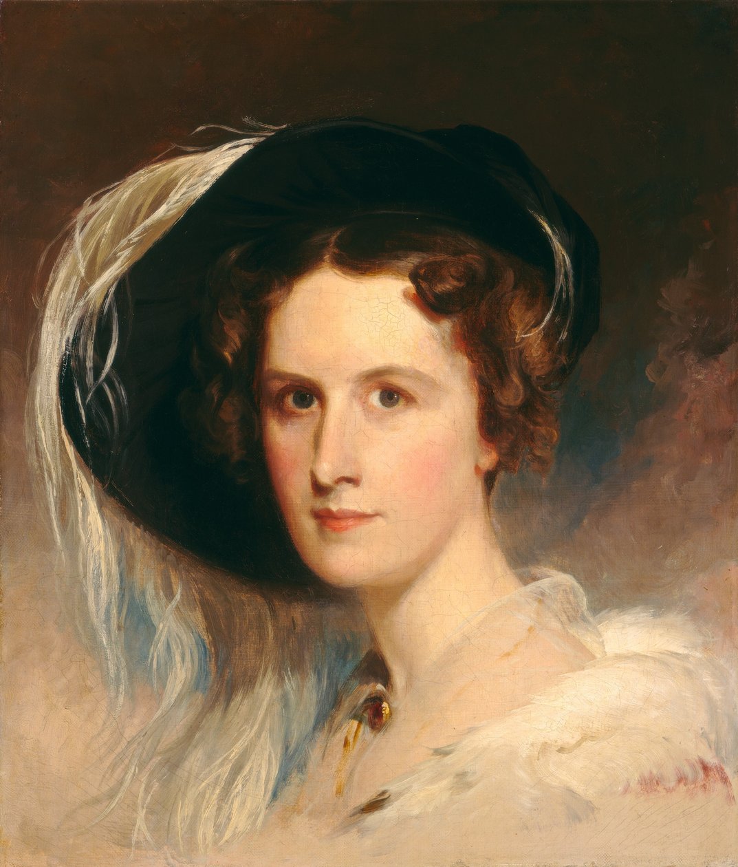 Ann Biddle Hopkinson (Mrs. Francis Hopkinson) av Thomas Sully
