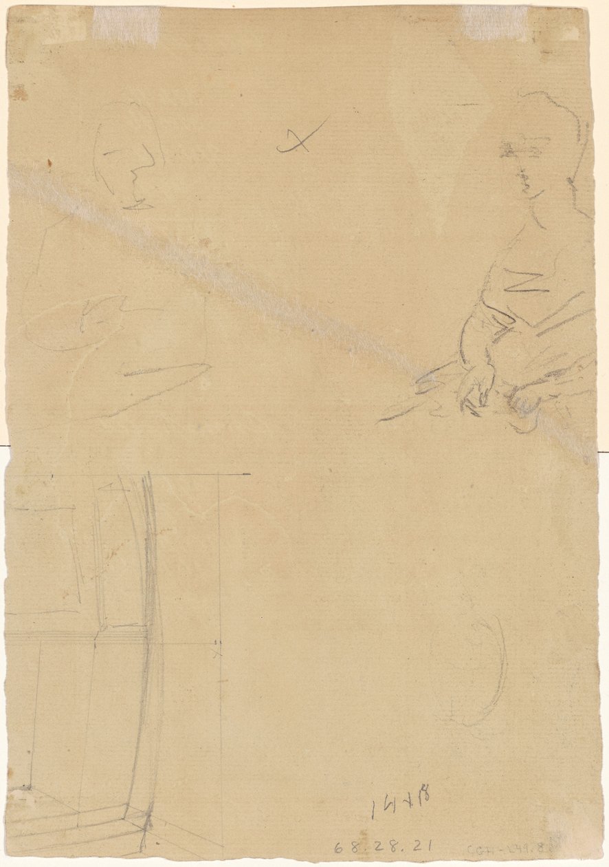 Figurstudier [verso] av Thomas Sully