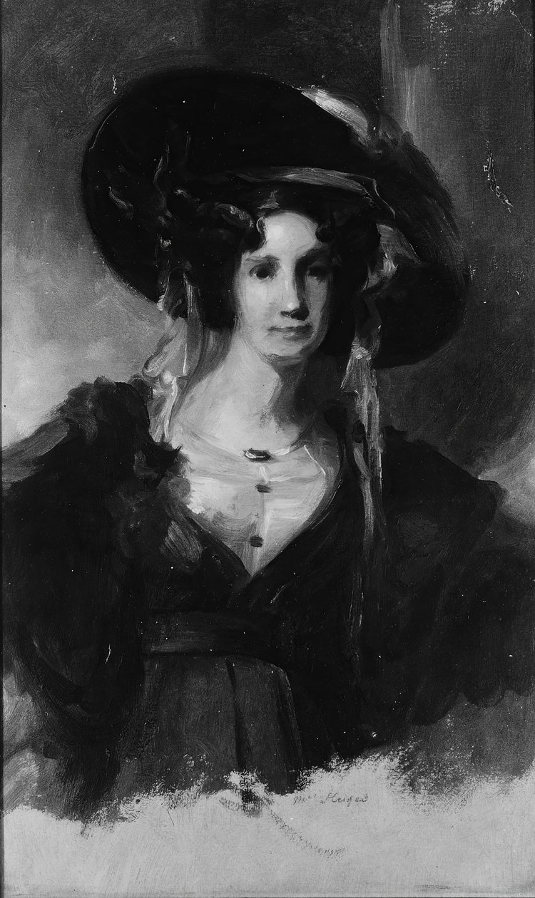 Mrs. Hughes, ca. 1830. av Thomas Sully