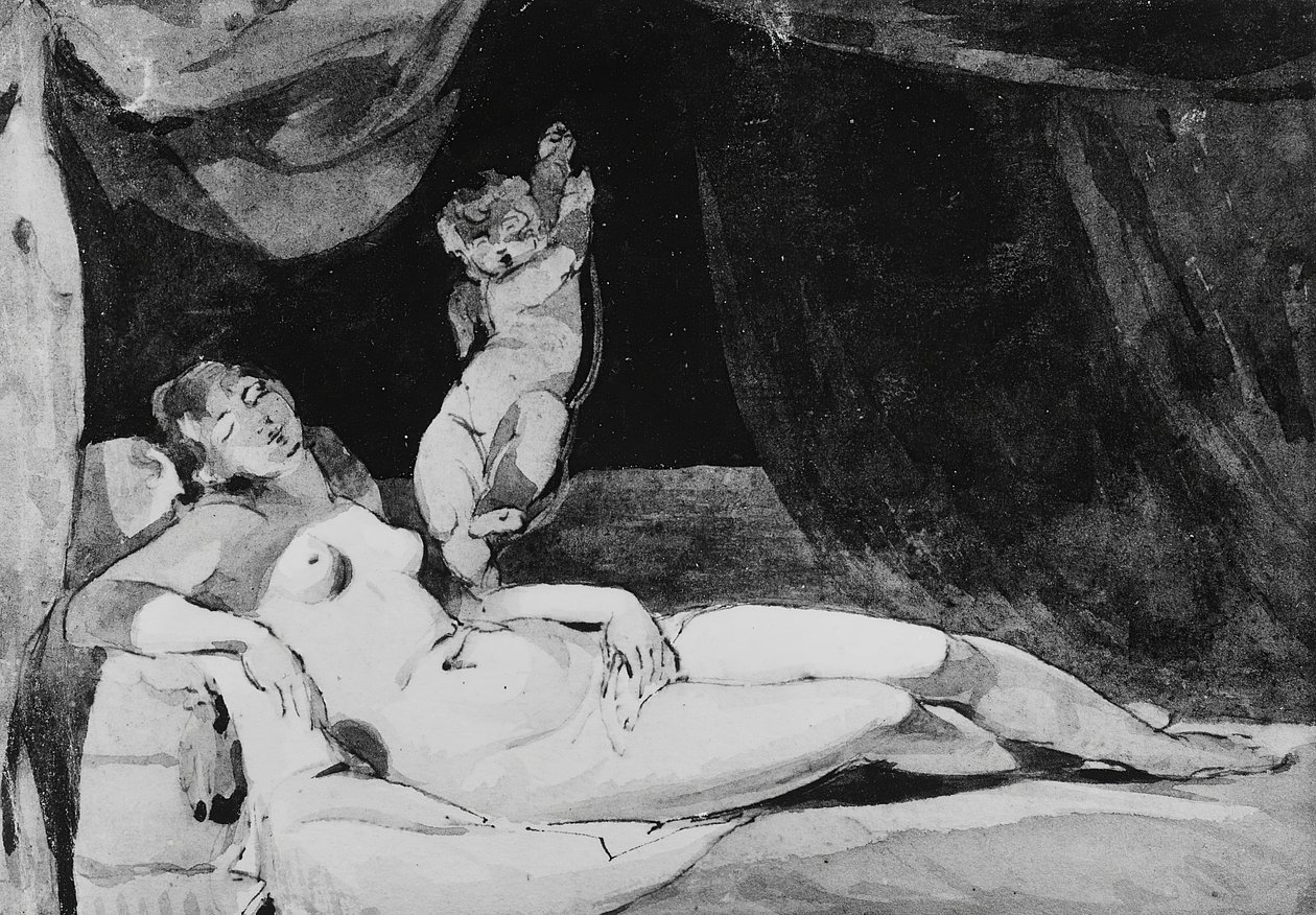 Sovende Venus,. av Thomas Sully