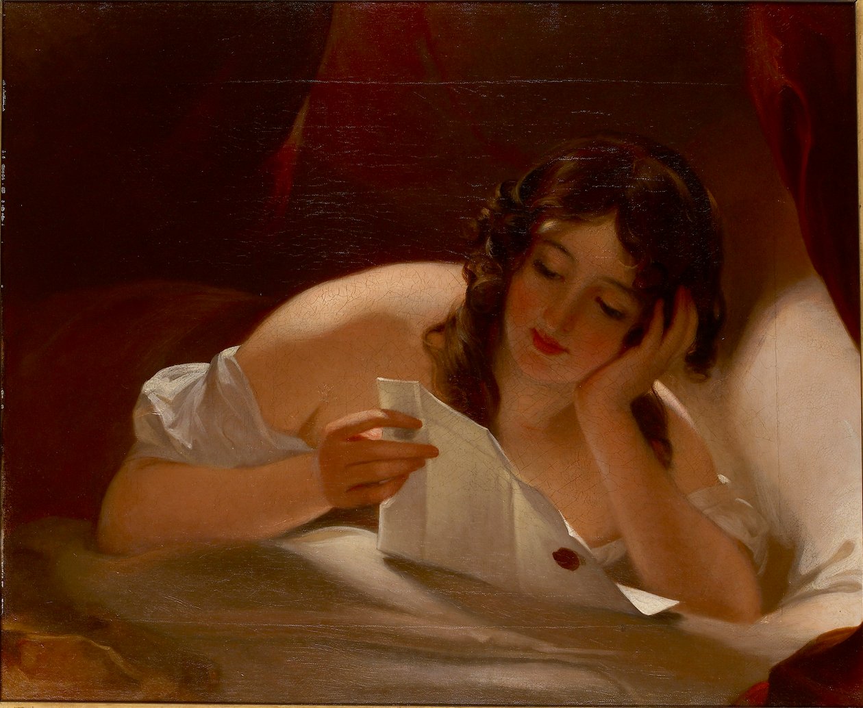 Kjærlighetsbrevet, 1834 av Thomas Sully