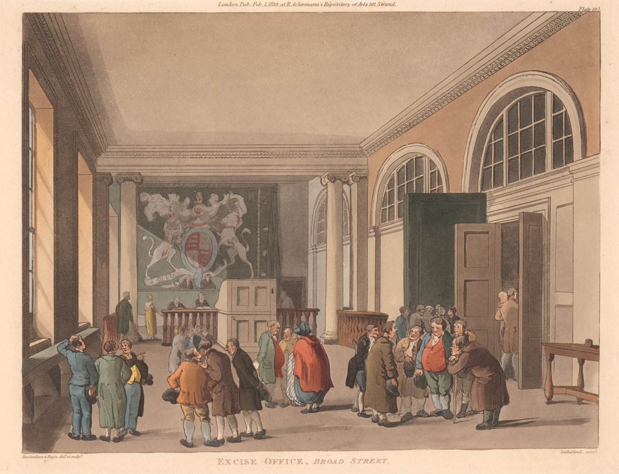 Skattedirektoratet, Broad Street av Thomas Sutherland