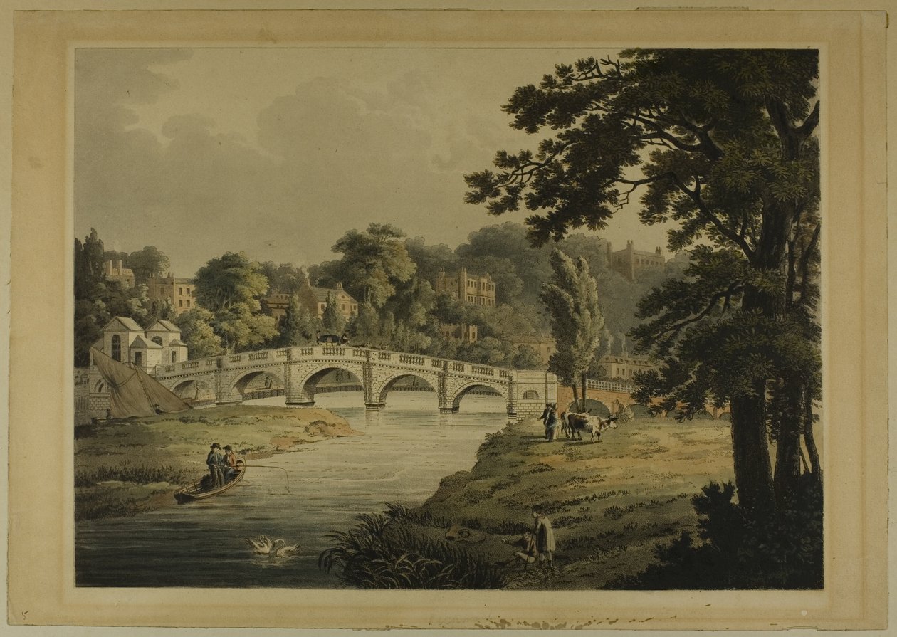 Utsikt over Richmond fra broen av Thomas Sutherland
