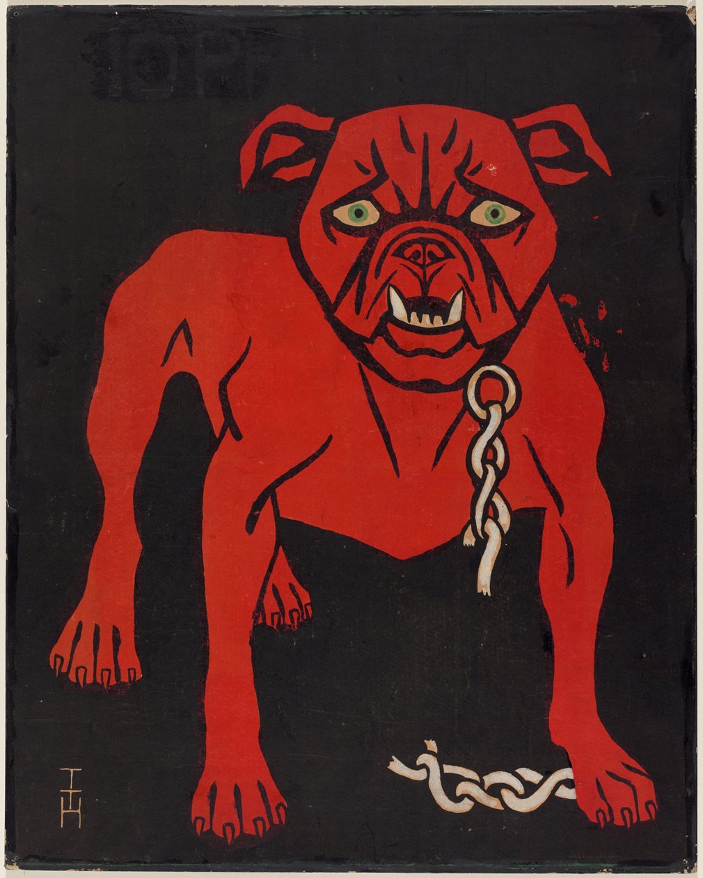 Simplicissimus Bulldog av Thomas Theodor Heine