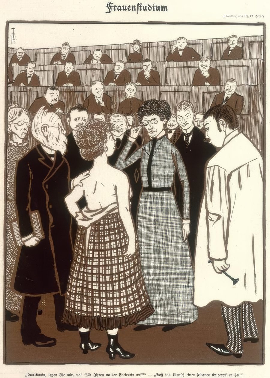 Kvinnestudier av Thomas Theodor Heine