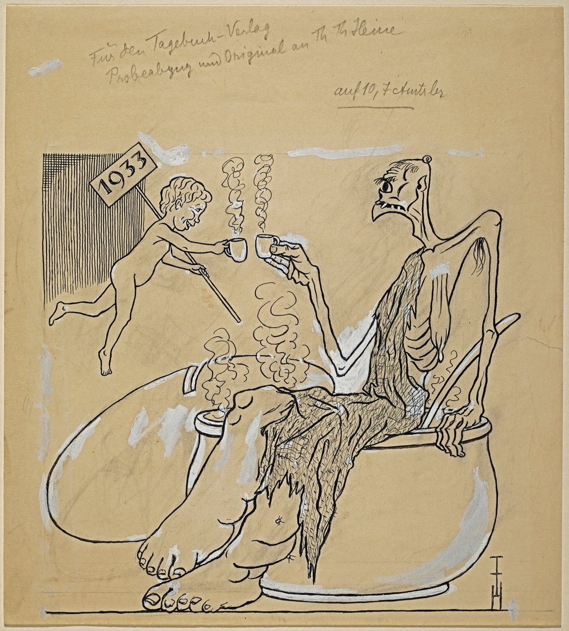 Godt nytt år 1933 av Thomas Theodor Heine