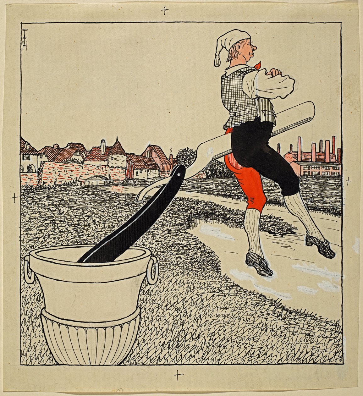 Ren skilsmisse, Simplicissimus XXV/9 av Thomas Theodor Heine