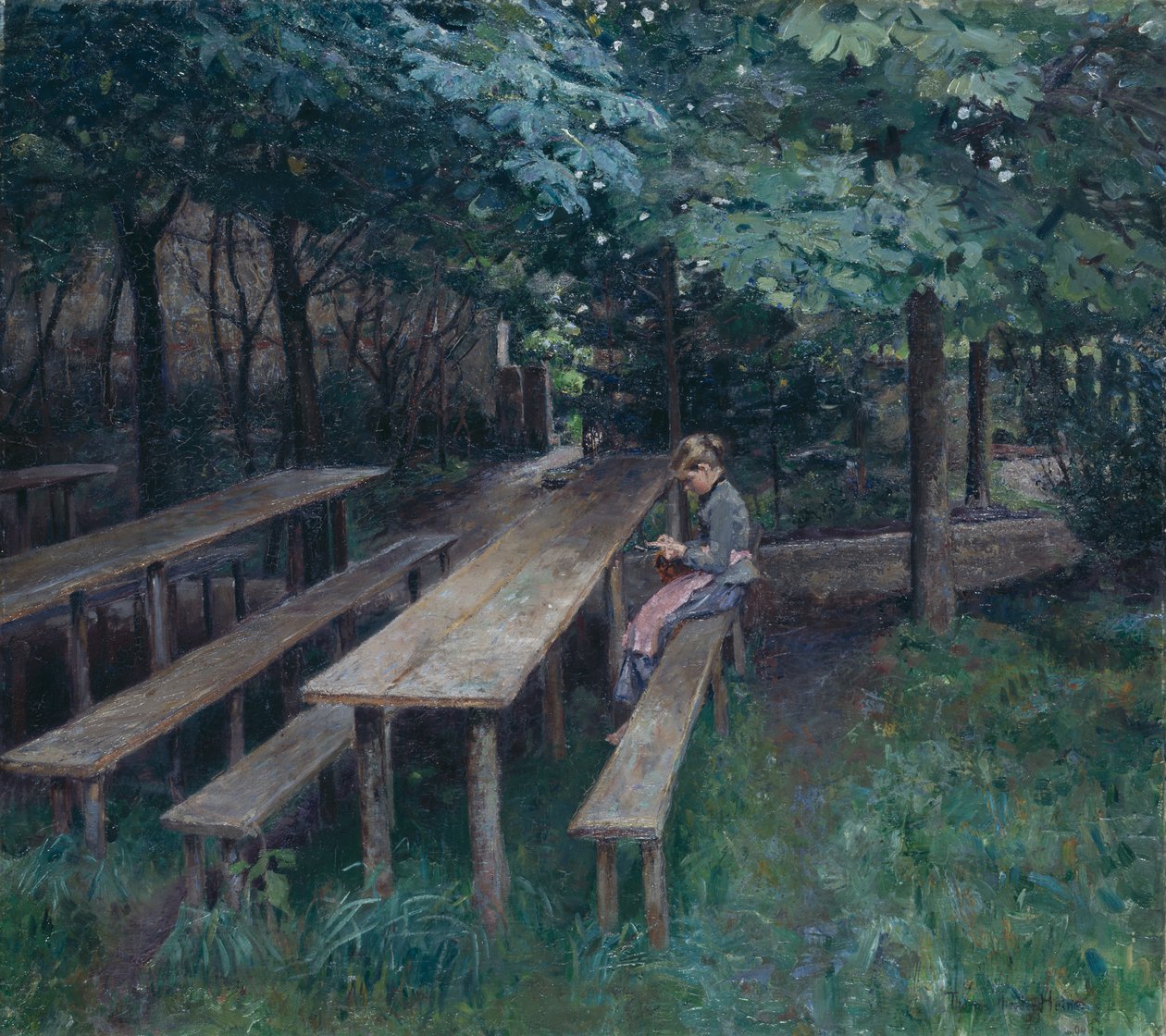 Restauranthage i Dachau av Thomas Theodor Heine