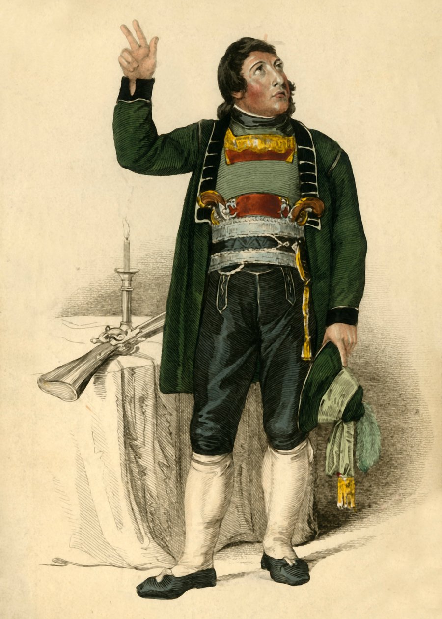 Kommandør Schoenecher, 1809. av Thomas Uwins