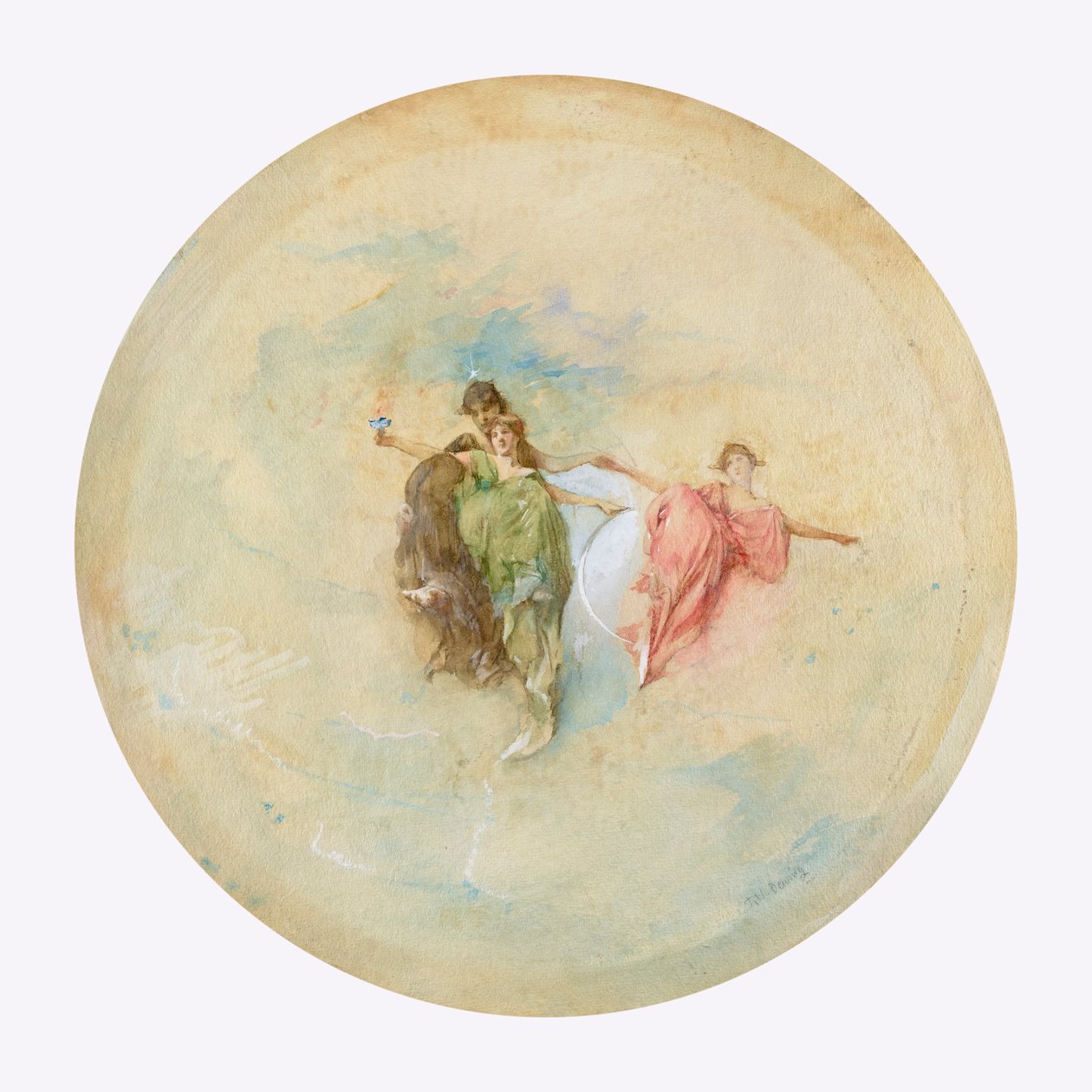 Dawn, 1892. av Thomas Wilmer Dewing