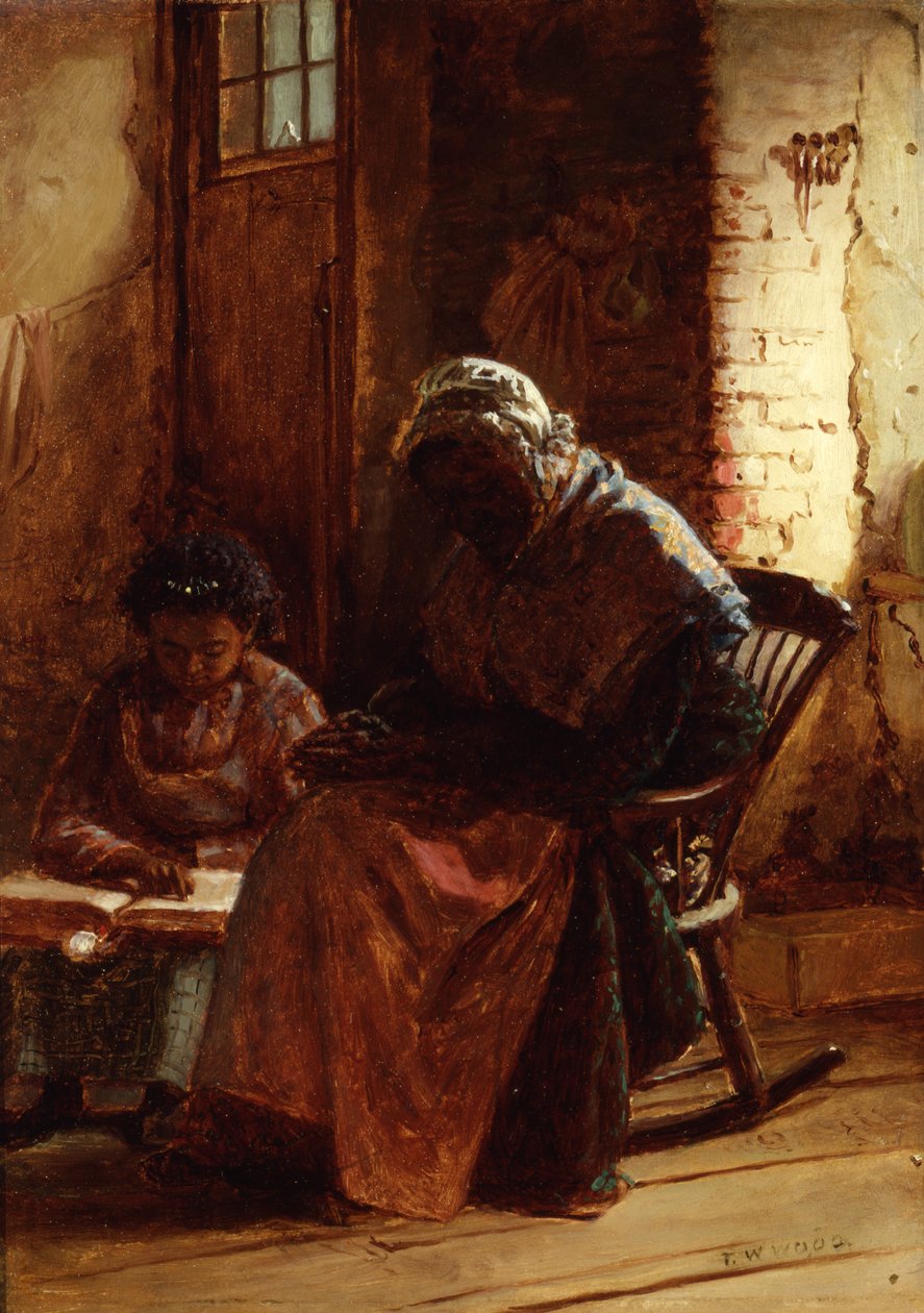 Søndag morgen, ca. 1877. av Thomas Waterman Wood