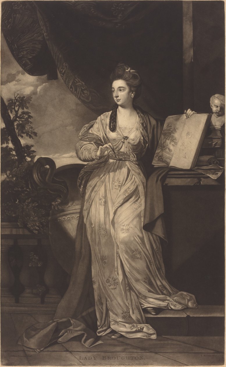 Lady Broughton av Thomas Watson after Sir Joshua Reynolds
