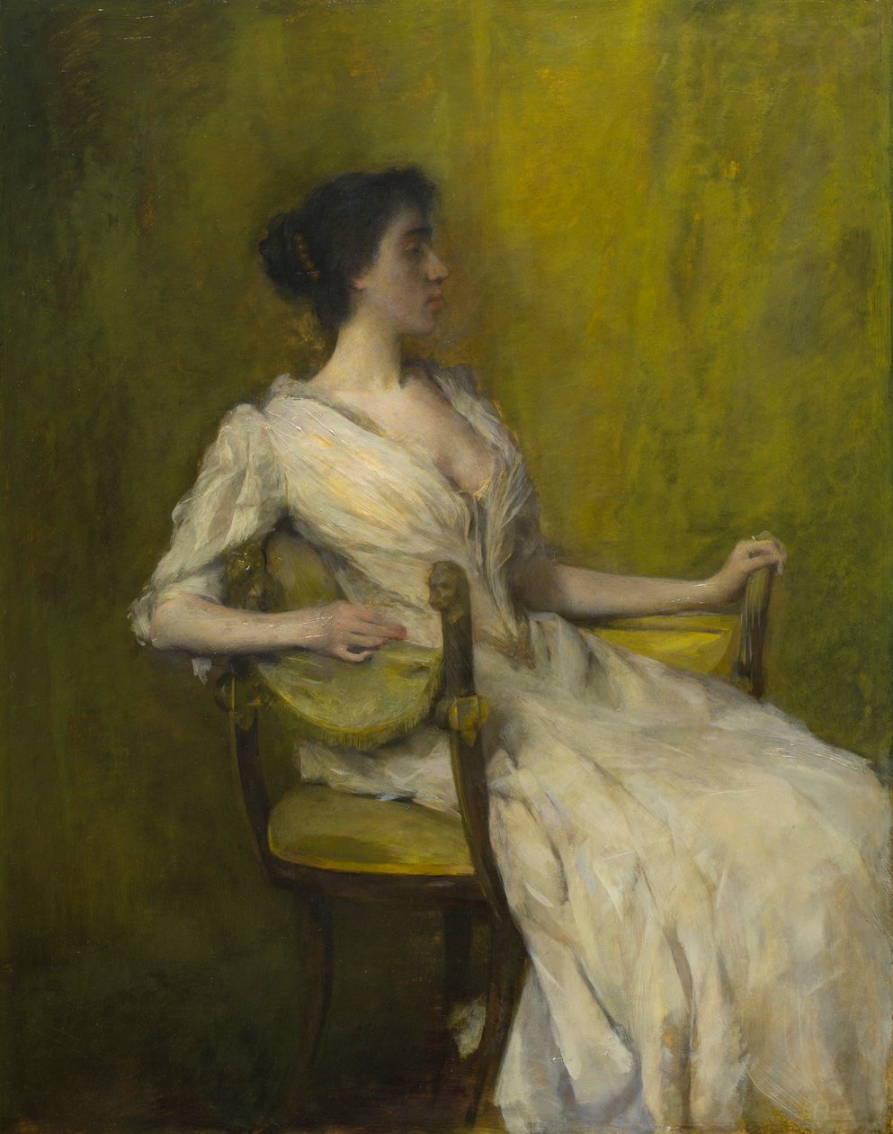 Dame i hvitt av Thomas Wilmer Dewing