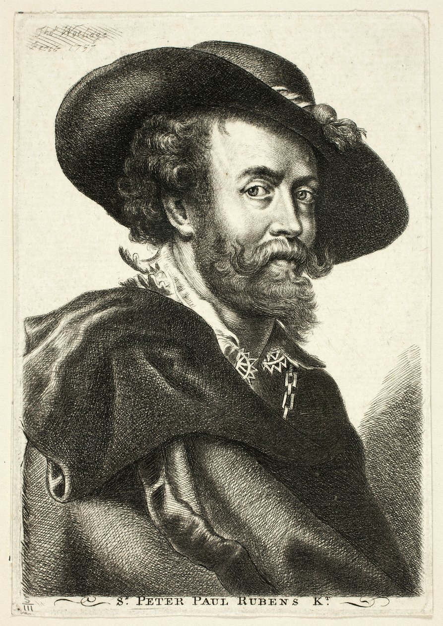 Sir Peter Paul Rubens av Thomas Worlidge