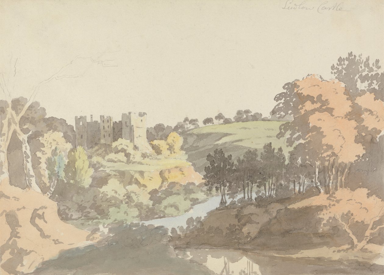 Ludlow slott av Thomas Wright