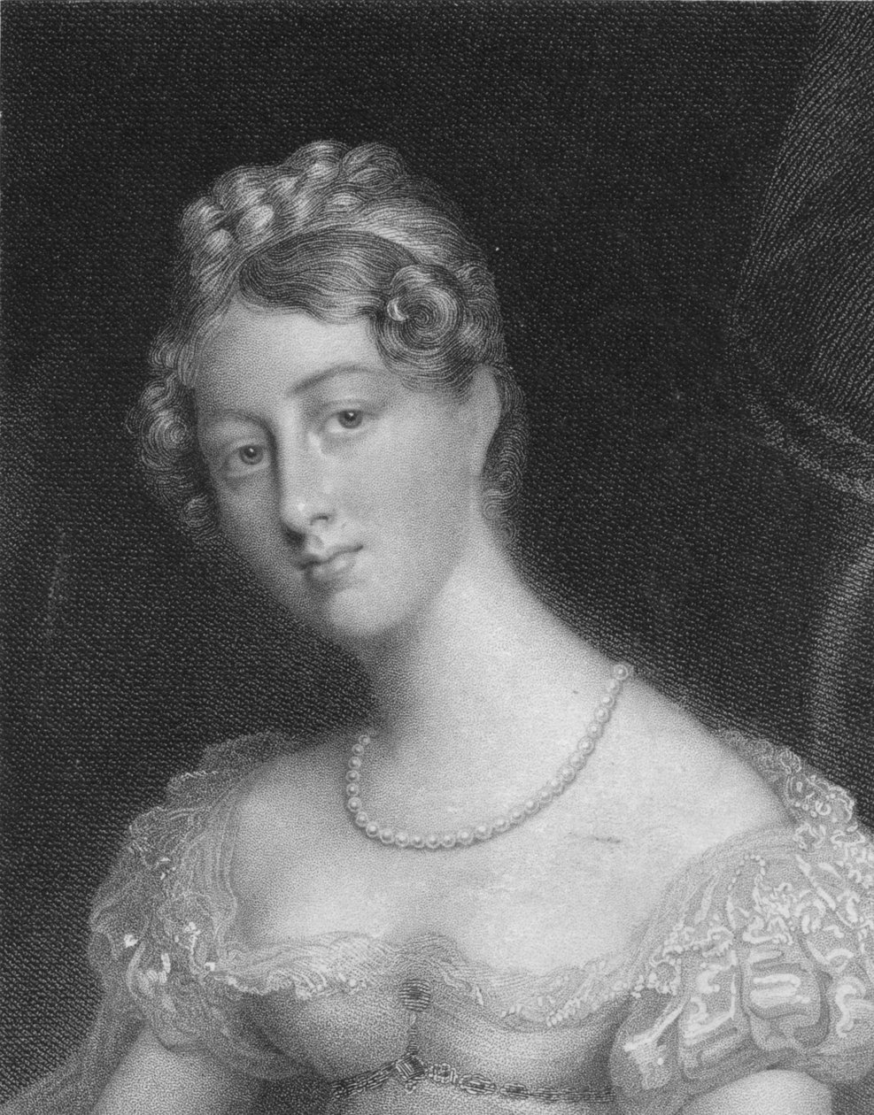 The Right Honorable Lady Anne Beckett, 1829. av Thomas Wright