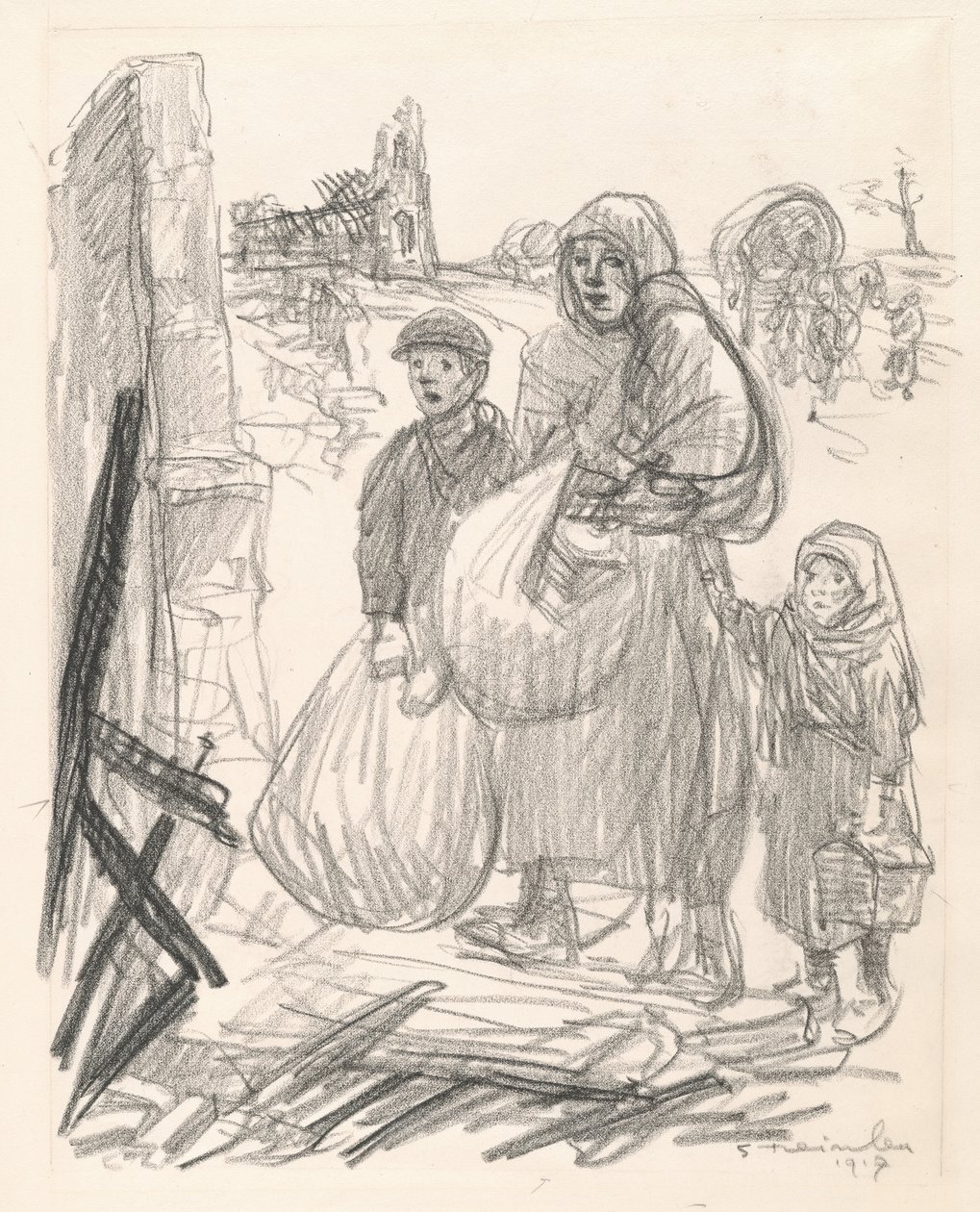 Den er her, hos oss! av Théophile Alexandre Steinlen