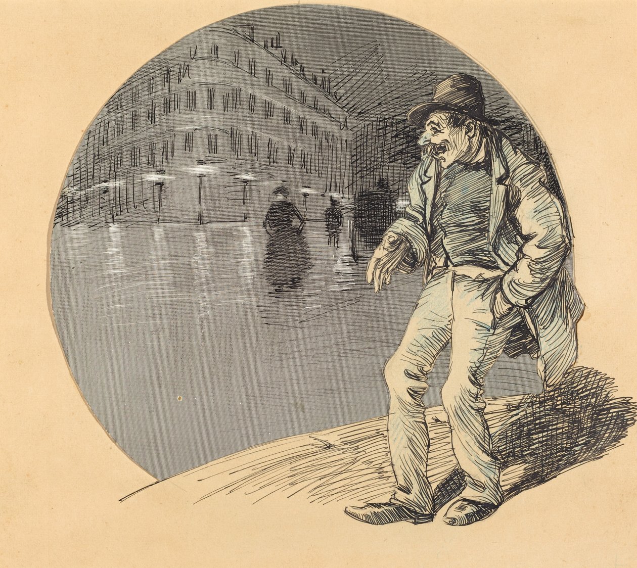 In Love Lovers, 1888. av Théophile Alexandre Steinlen