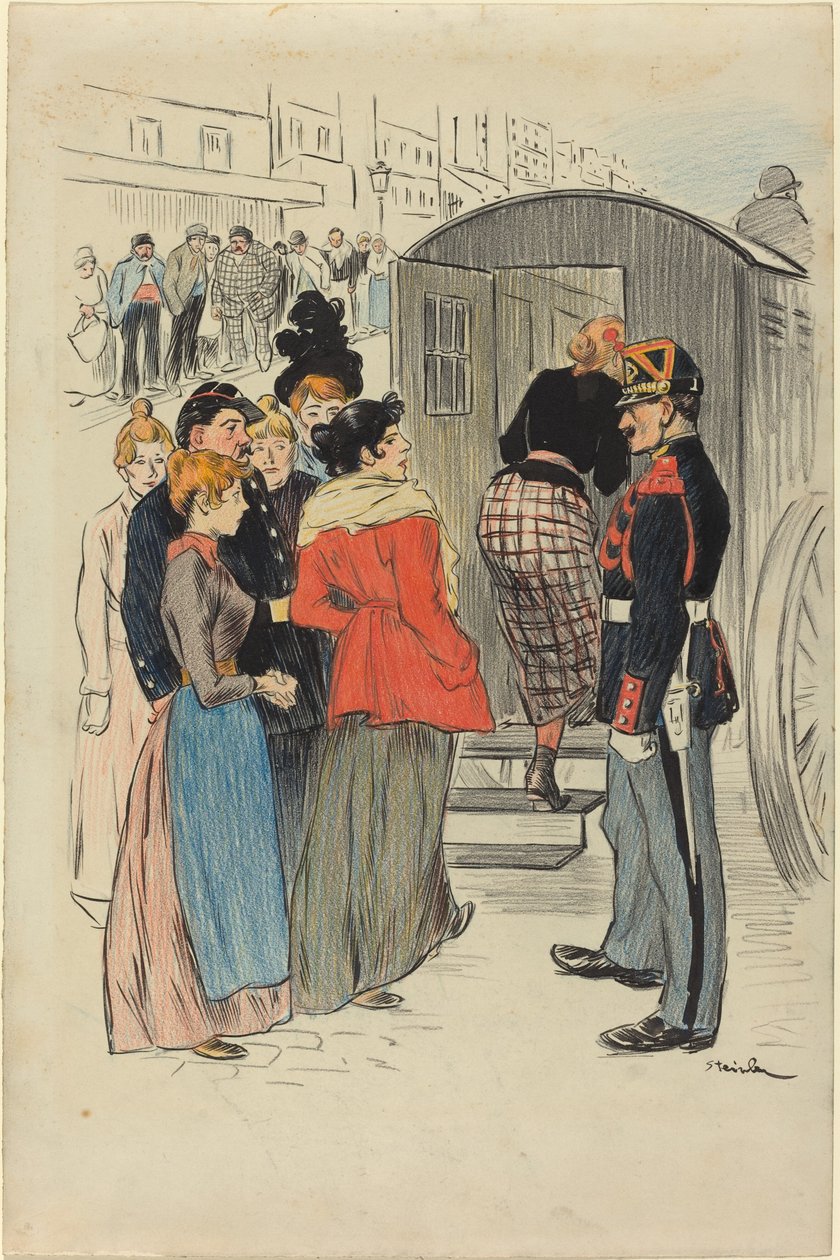 The Roundup av Théophile Alexandre Steinlen