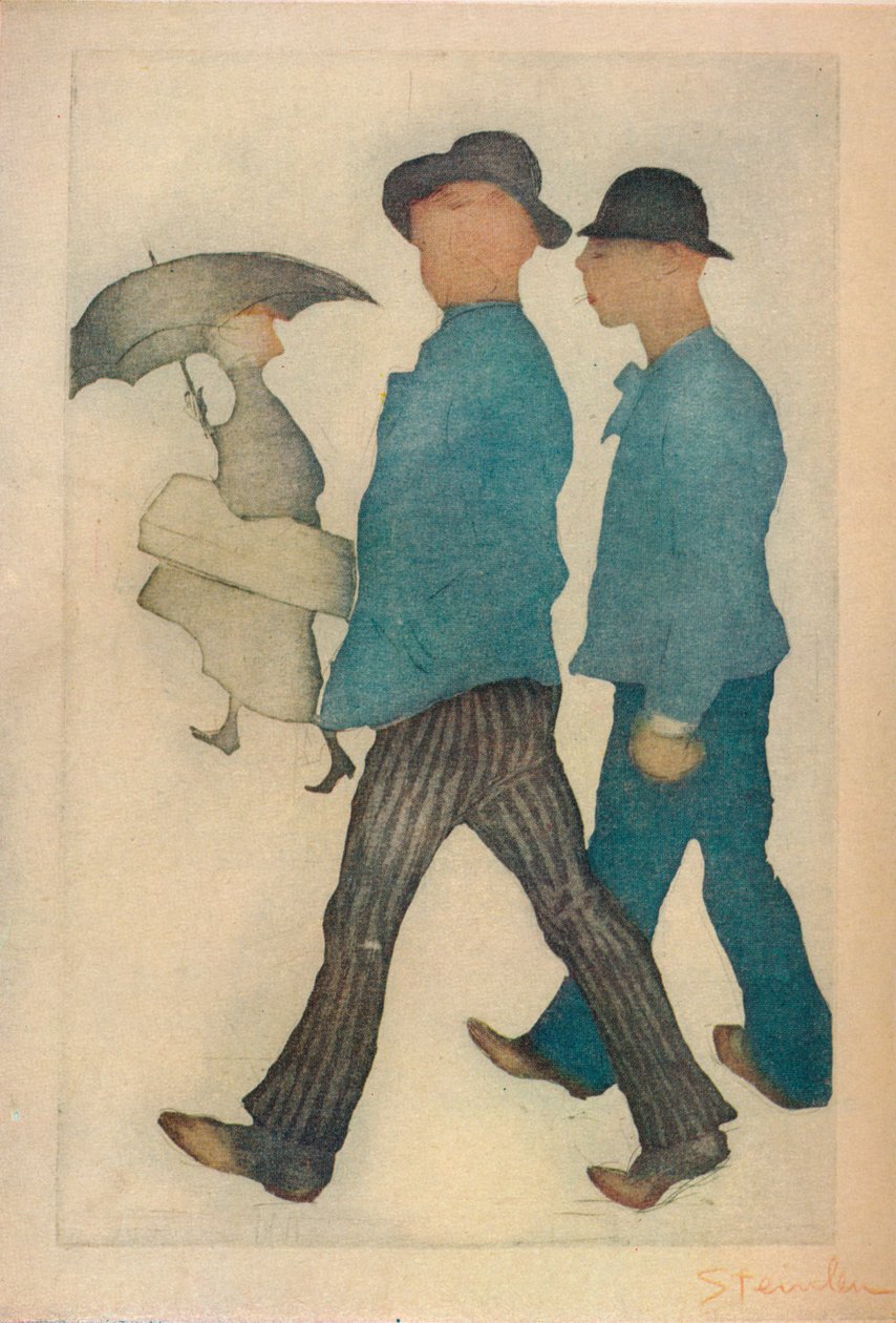 De to gigoloene, 1898. av Théophile Alexandre Steinlen