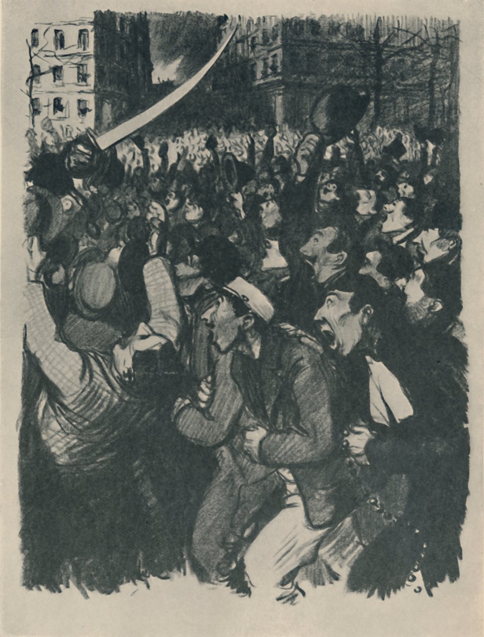 The Sheep of Boisdeffre, c1898, 1919 av Théophile Alexandre Steinlen
