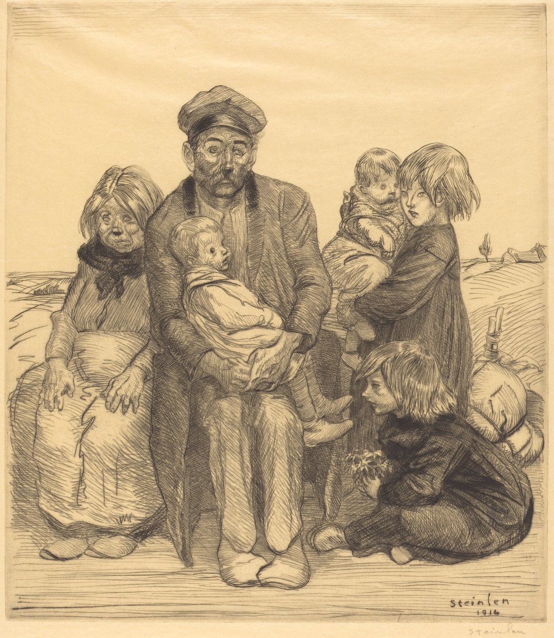 Fattige av Théophile Alexandre Steinlen