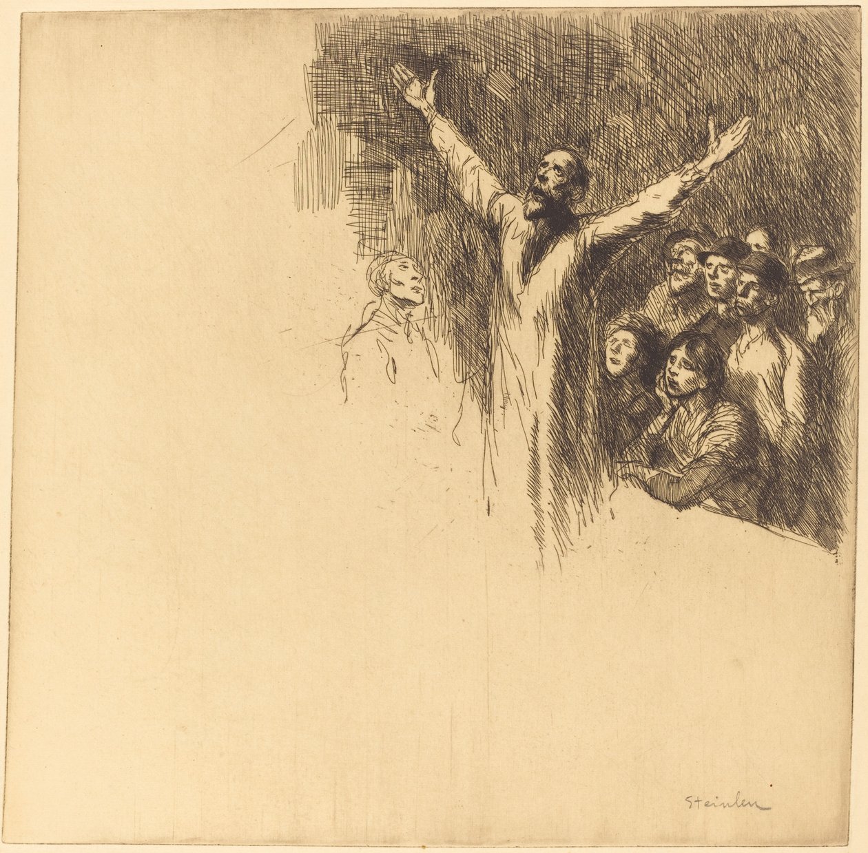 Profet av Théophile Alexandre Steinlen