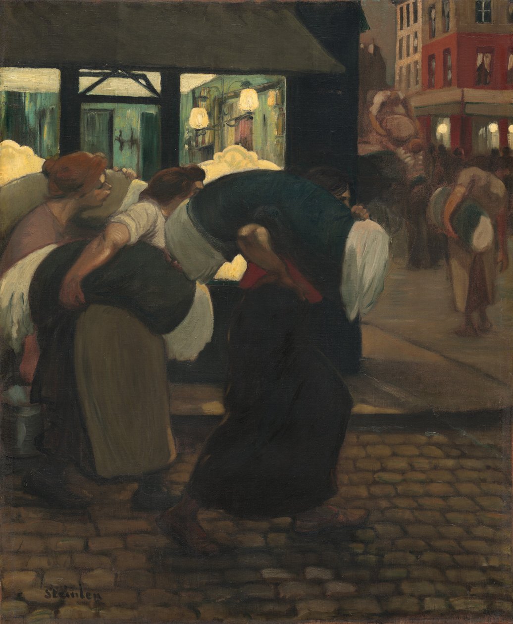 Vaskerinnene av Théophile Alexandre Steinlen