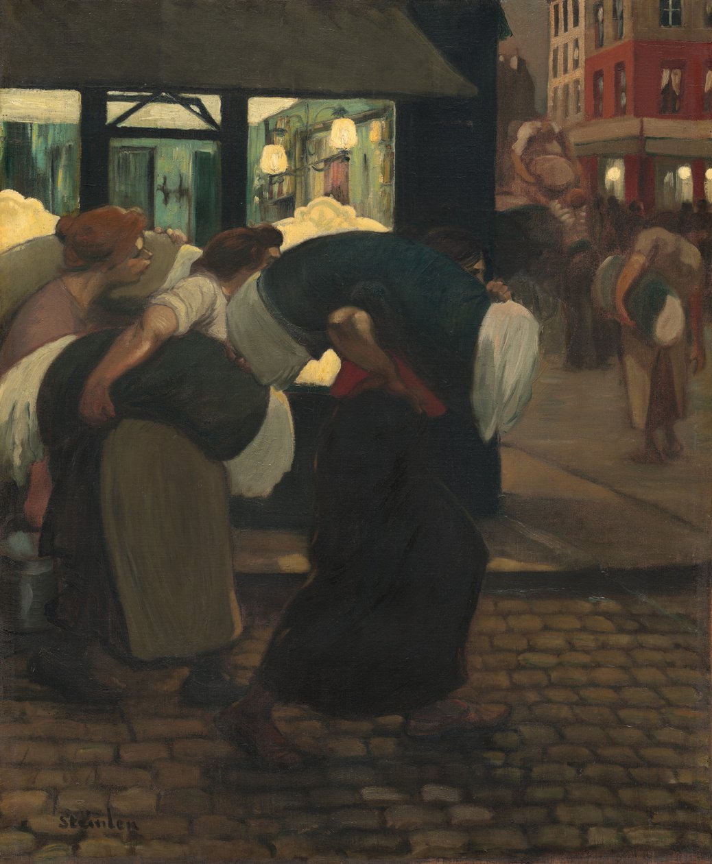 The Laundresses, 1899. av Théophile Alexandre Steinlen