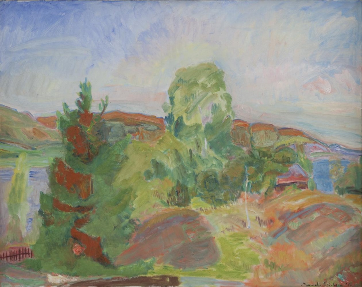 Midtsommer. Landskap av Thorvald Erichsen