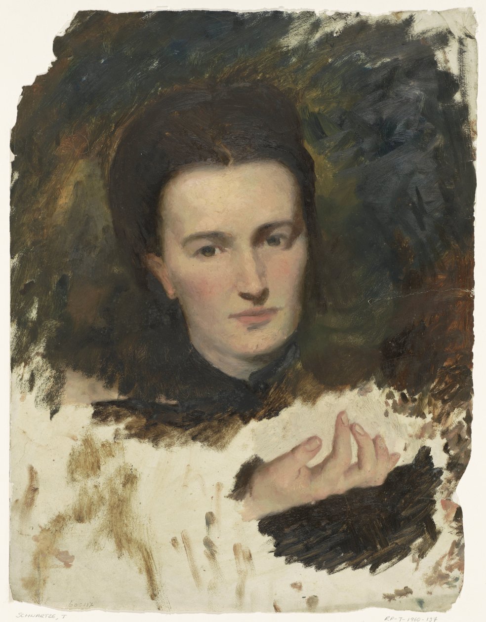 Portrett av en kvinne av Thérèse Schwartze