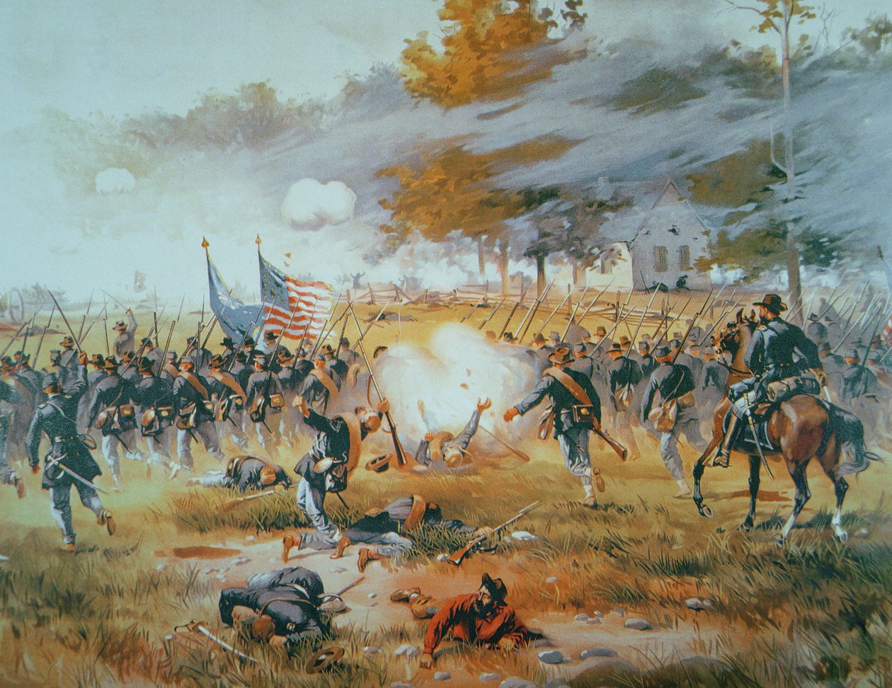 Slaget ved Antietam av Thure de Thulstrup