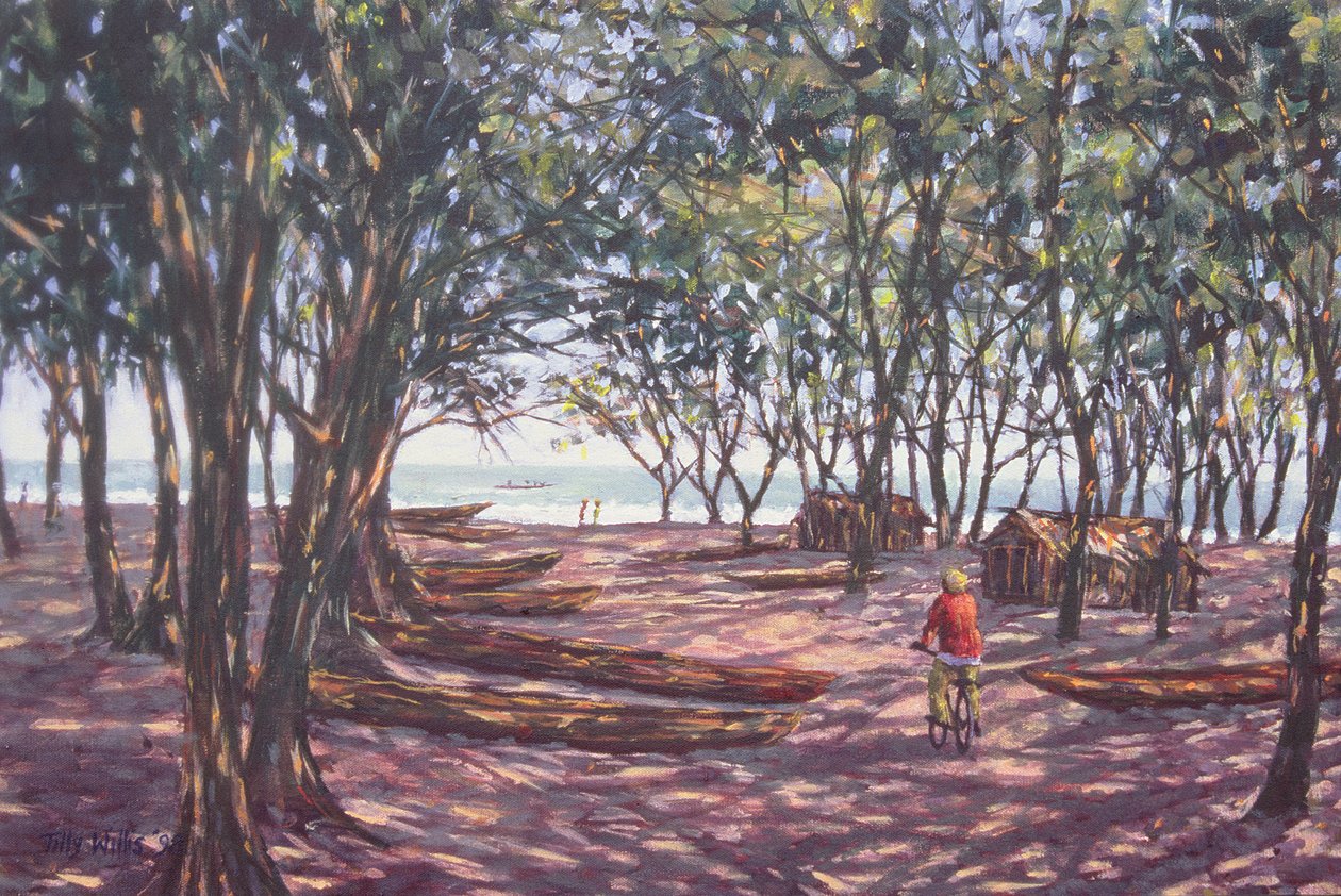 Boat Yard, Kafountine, 1998 av Tilly Willis