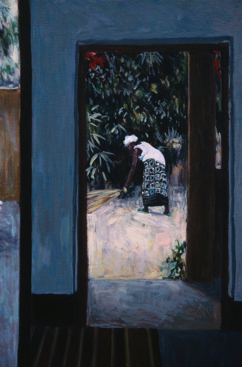 Girl Sweeping III, 2002 (se også 188679-680) av Tilly Willis