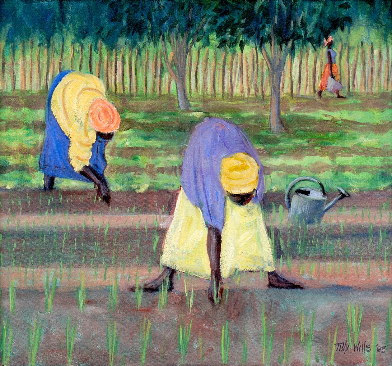 Kvinner hagearbeid, 2005 av Tilly Willis
