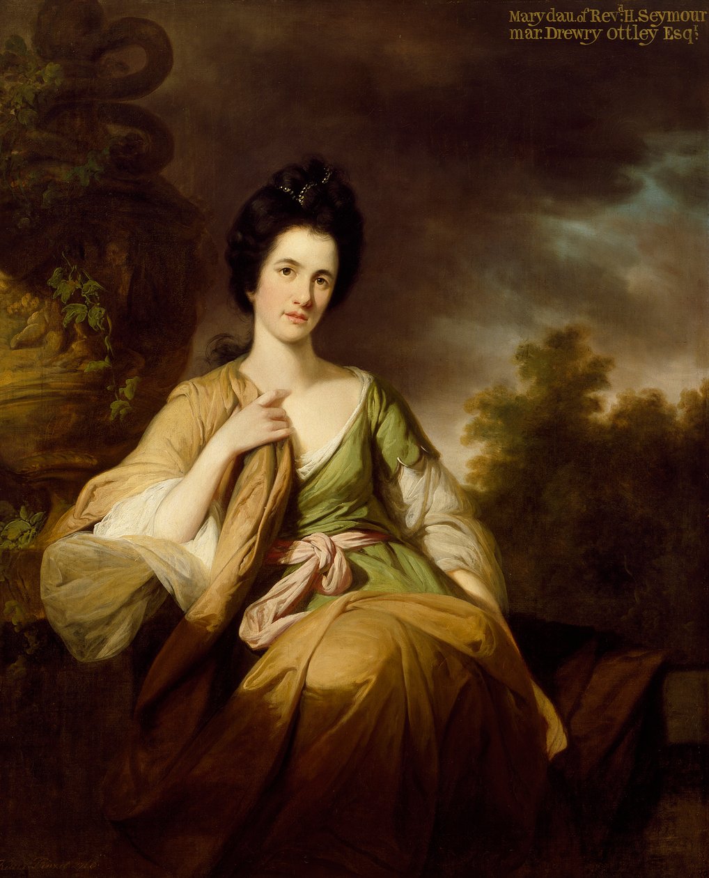 Mrs Drewry Ottley, 1768 av Tilly Kettle