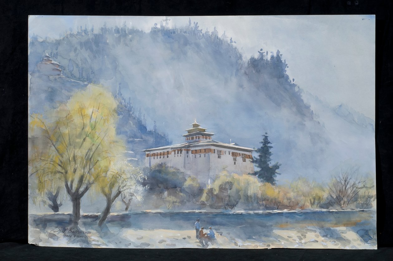 Paro Dzong, Bhutan, 2013 av Tim Scott Bolton