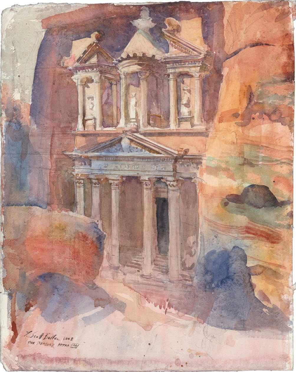 Petra Jordan, 2008 (wc på papir) av Tim Scott Bolton