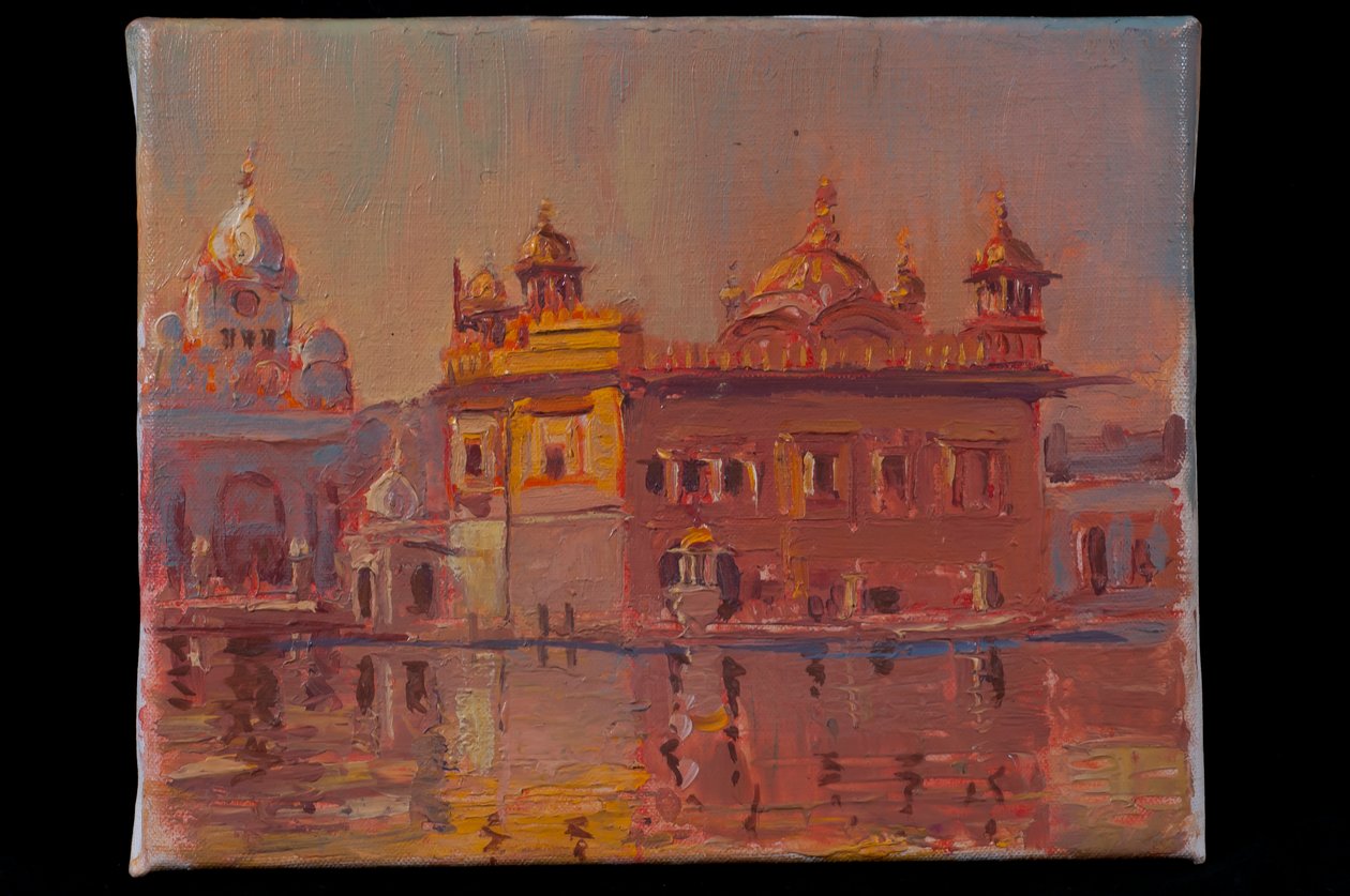 Solnedgang, Amritsar av Tim Scott Bolton