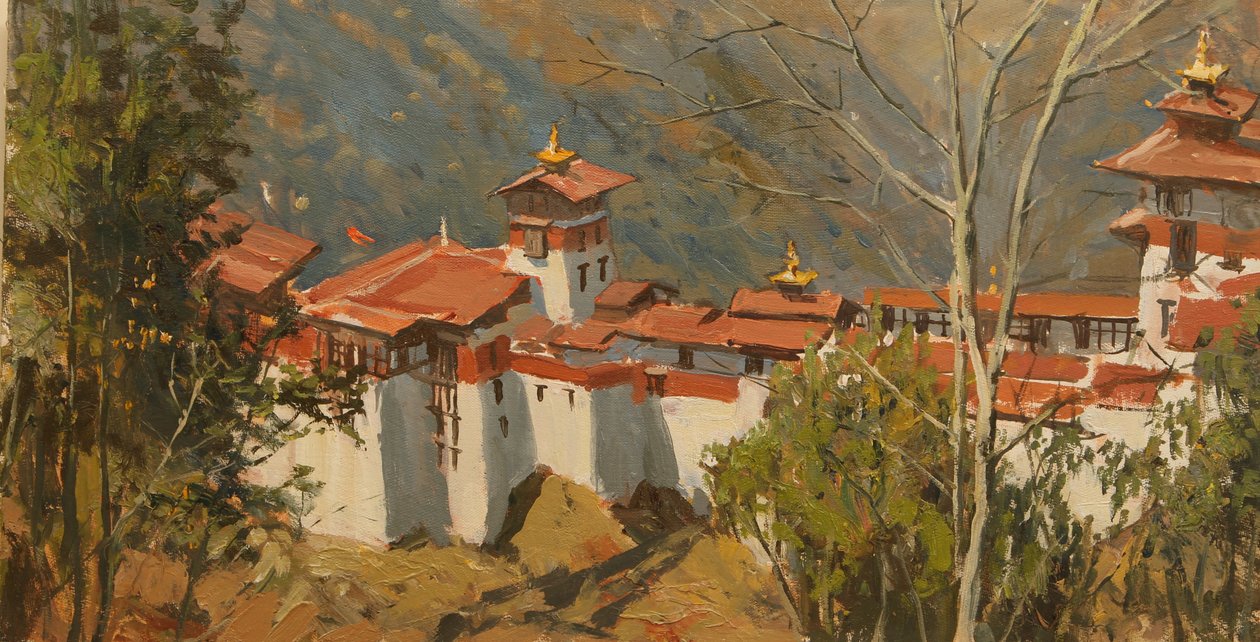 Trongsa Dzong av Tim Scott Bolton