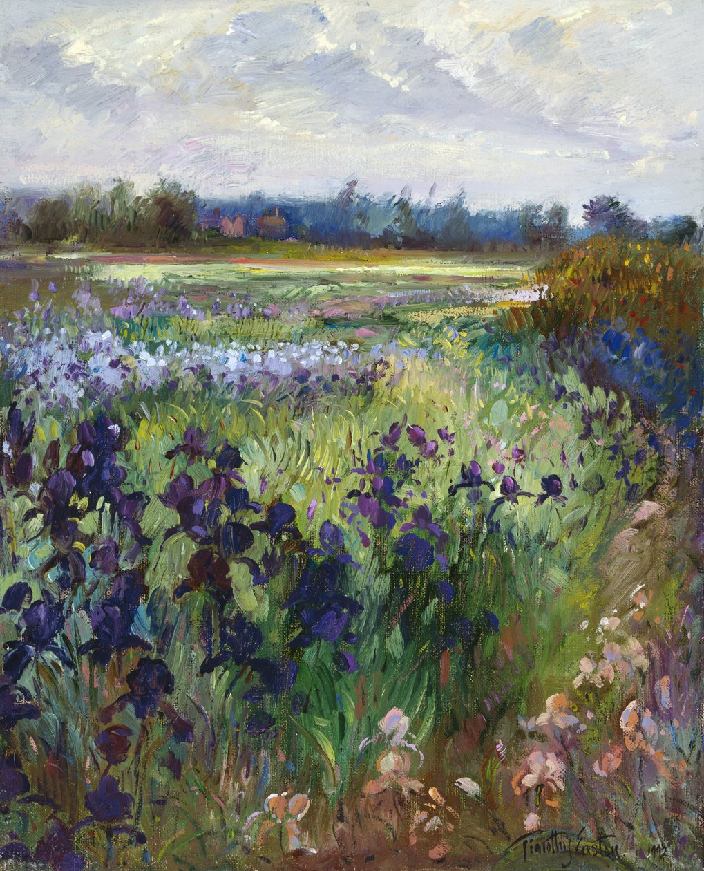 Across Great Green, Burgate, 1992 av Timothy Easton