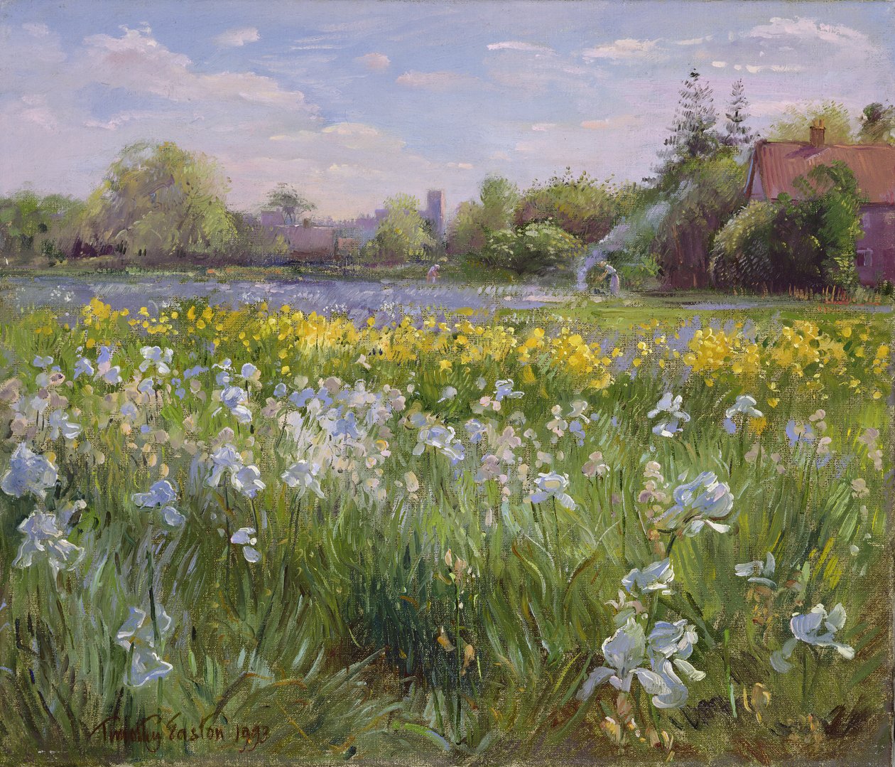 Bonfire and Iris Field, 1993 av Timothy Easton