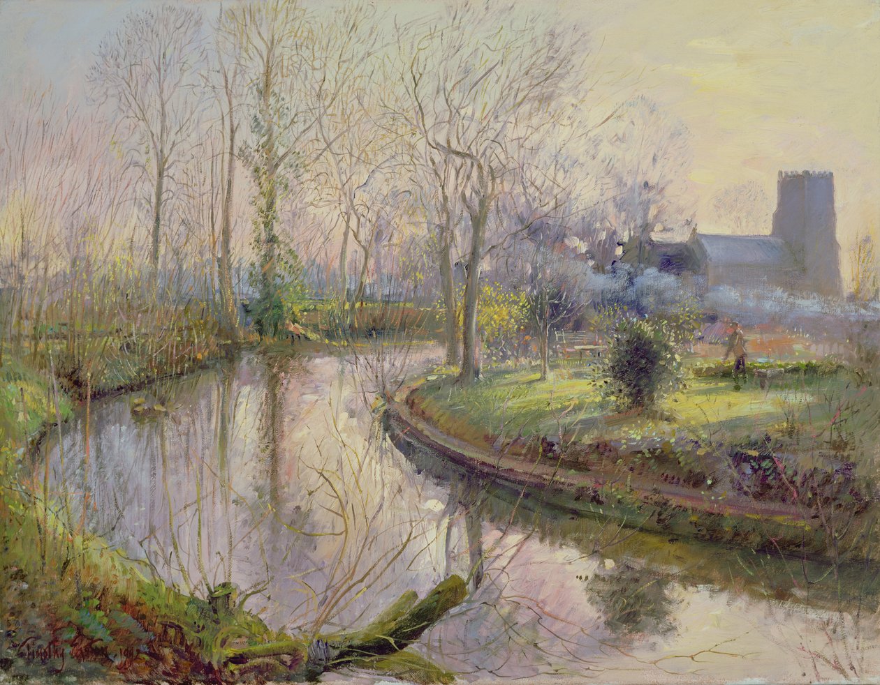 Vårhagearbeid av Timothy Easton
