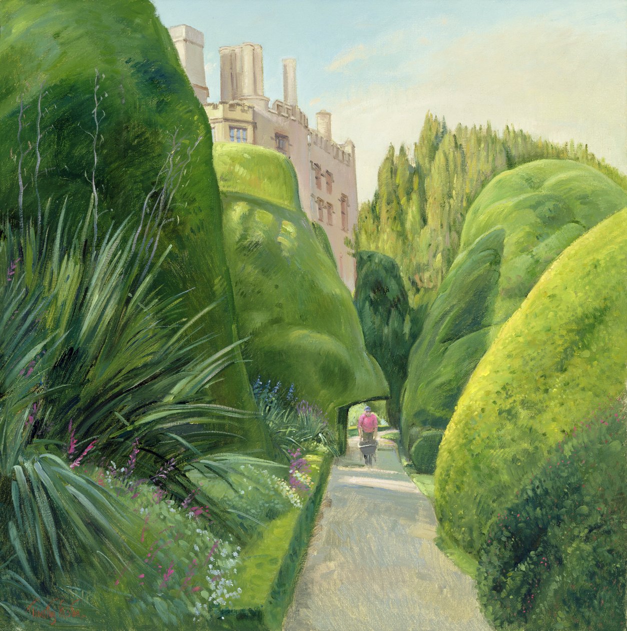 The Topiary Path, Powis Castle av Timothy Easton
