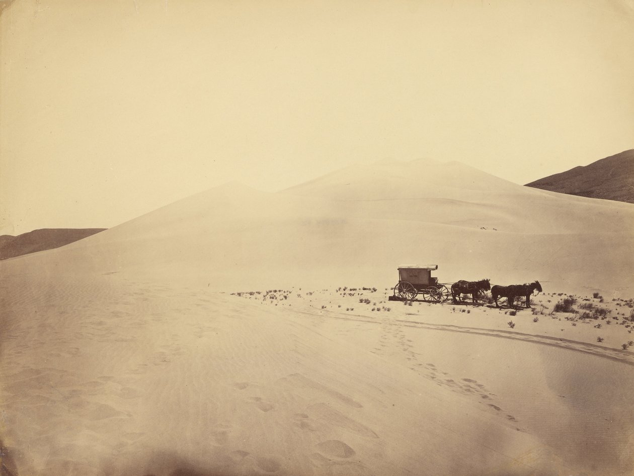 Desert Sand Hills nær Sink of Carson, Nevada av Timothy H. OSullivan