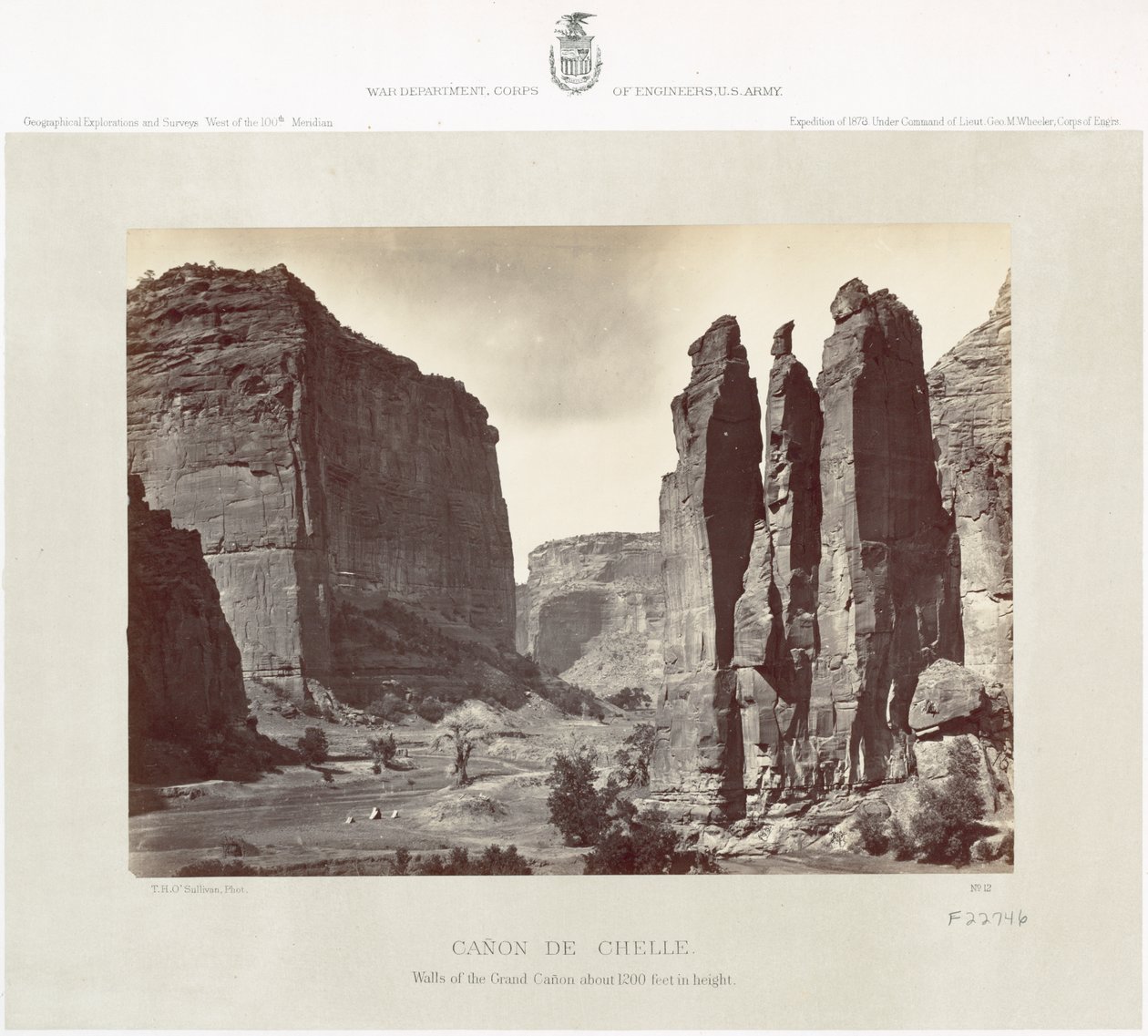 Canyon de Chelly, 1873 av Timothy O