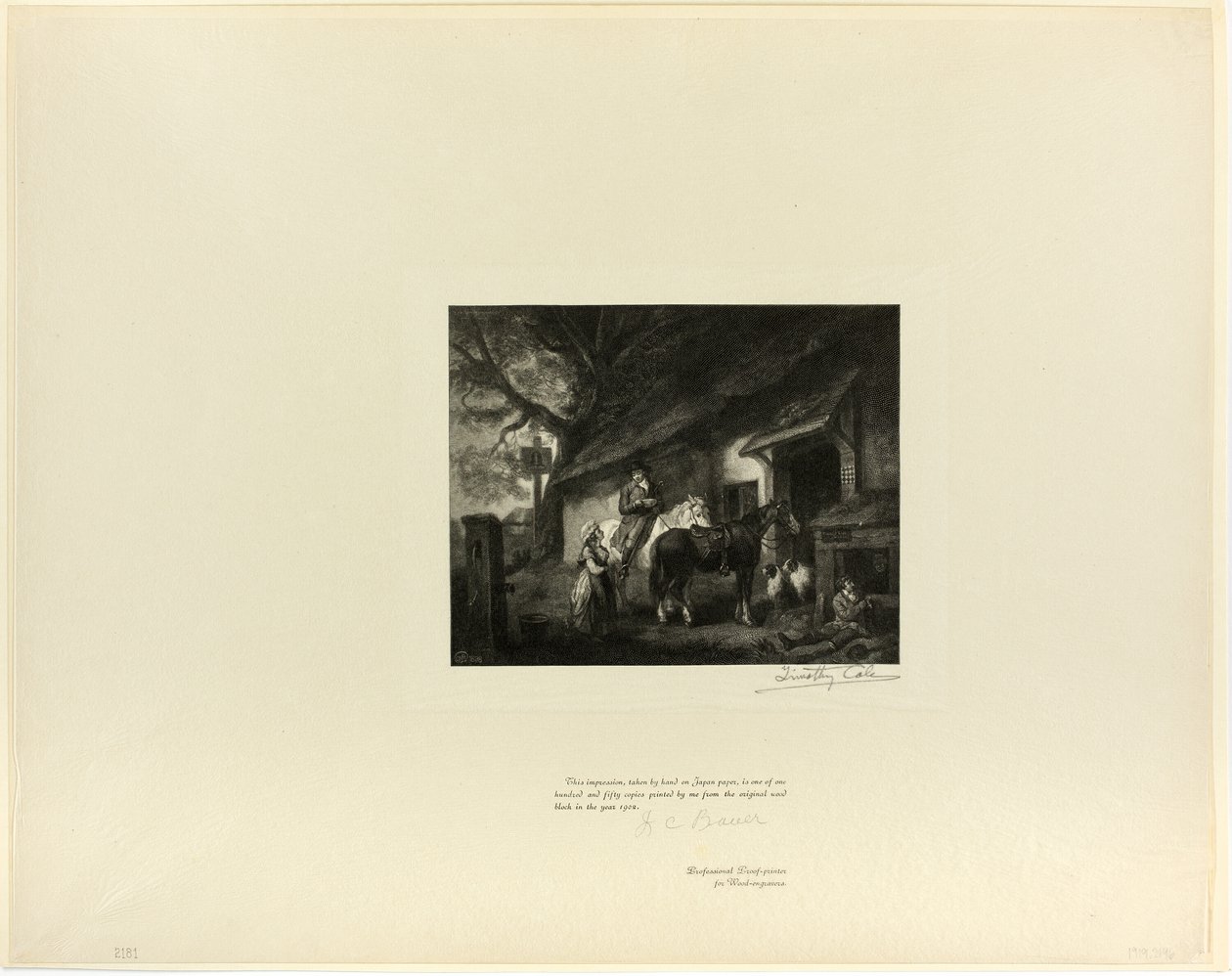 The Halt, fra Old English Masters av Timothy Cole